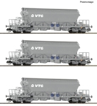 Roco 6680030 - TT - 3-tlg. Set Kaliwagen VTG, Ep. VI